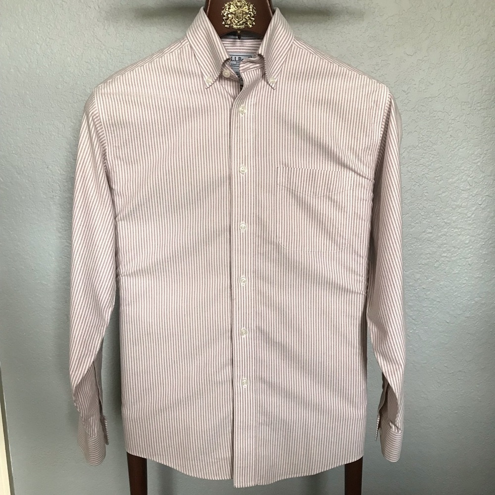 L.L. Bean Striped Dress Shirt
